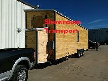 tiny home trailer transport